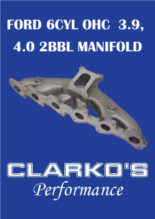 Ford 6cyl 2bbl OHC Intake manifold AS0014