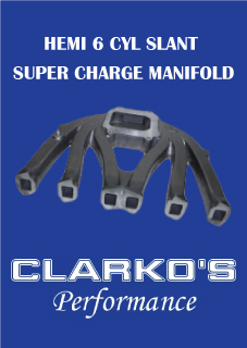 Hemi 6 cyl slant Super Charge Manifold