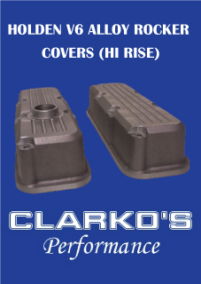 Holden V6 Hi rise alloy rocker covers