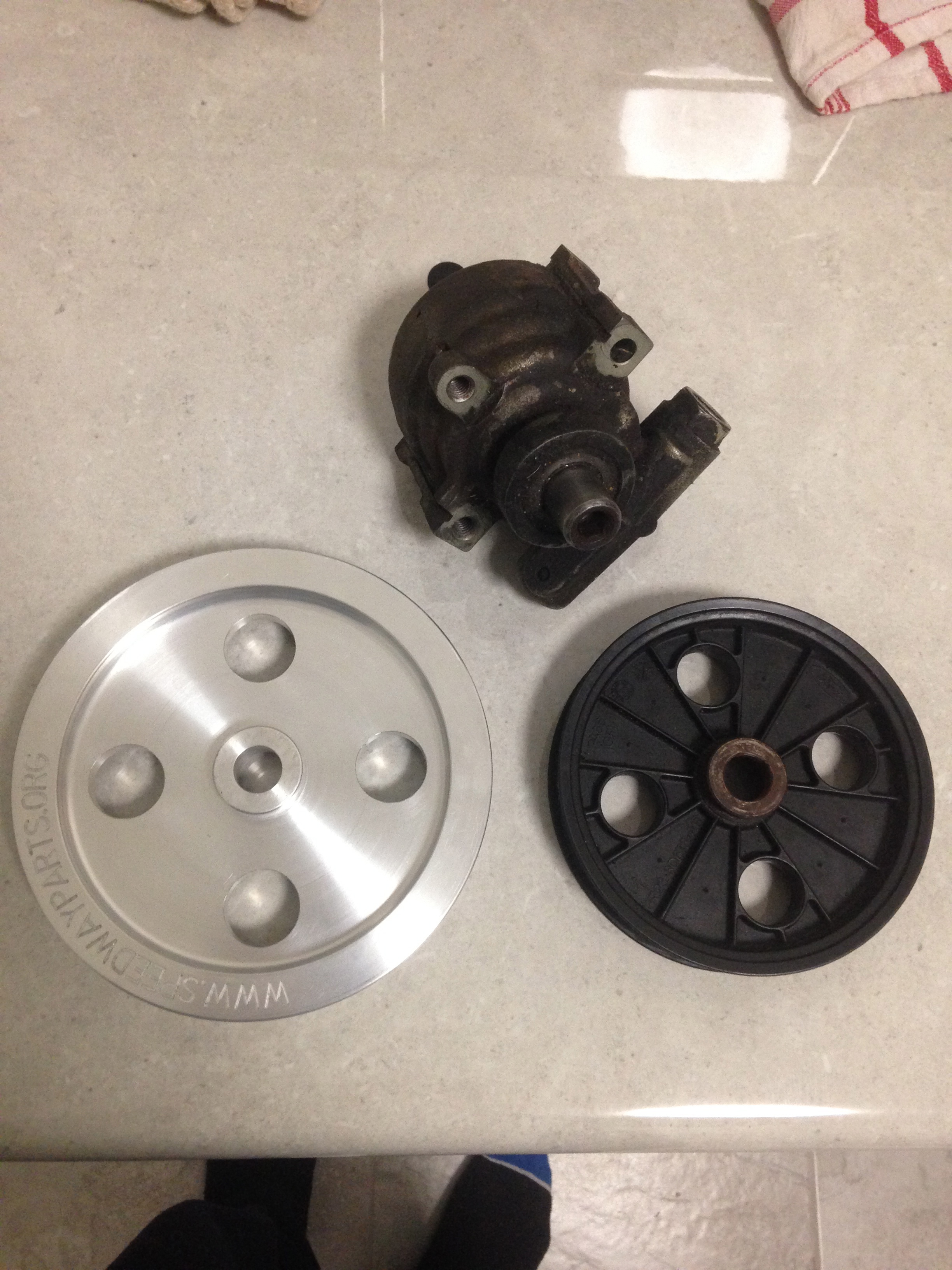 Ford BA,BF,FG Larger then STD Power Steering pulley